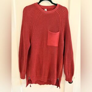 Varley Red Knit Sweater
